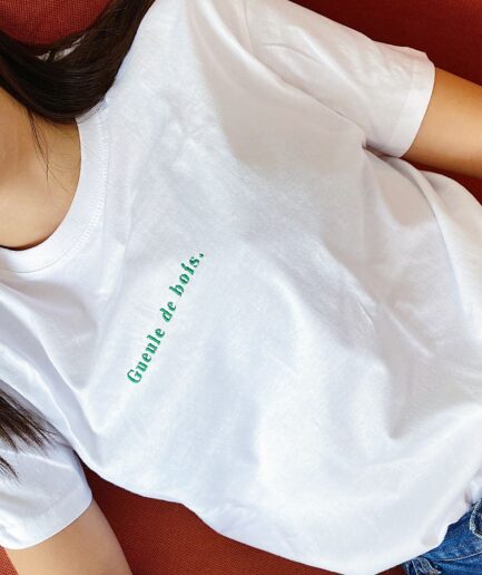 T-shirt Gueule de bois - Blanc, S