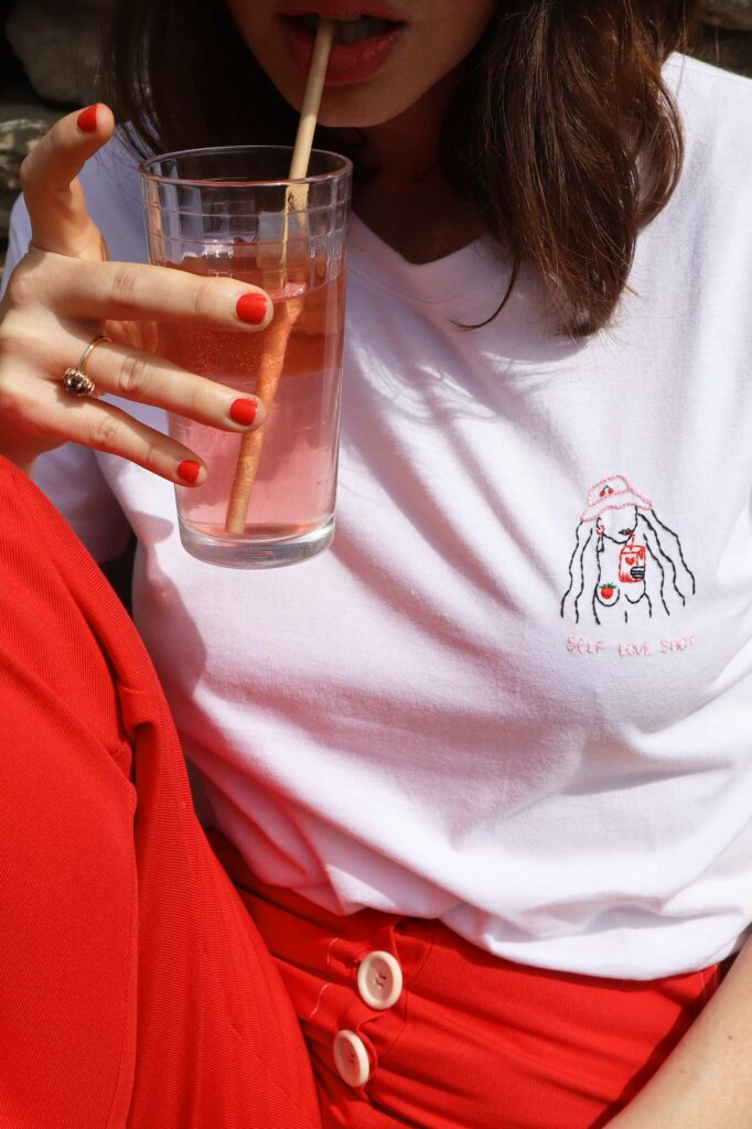 T-shirt Self love shot