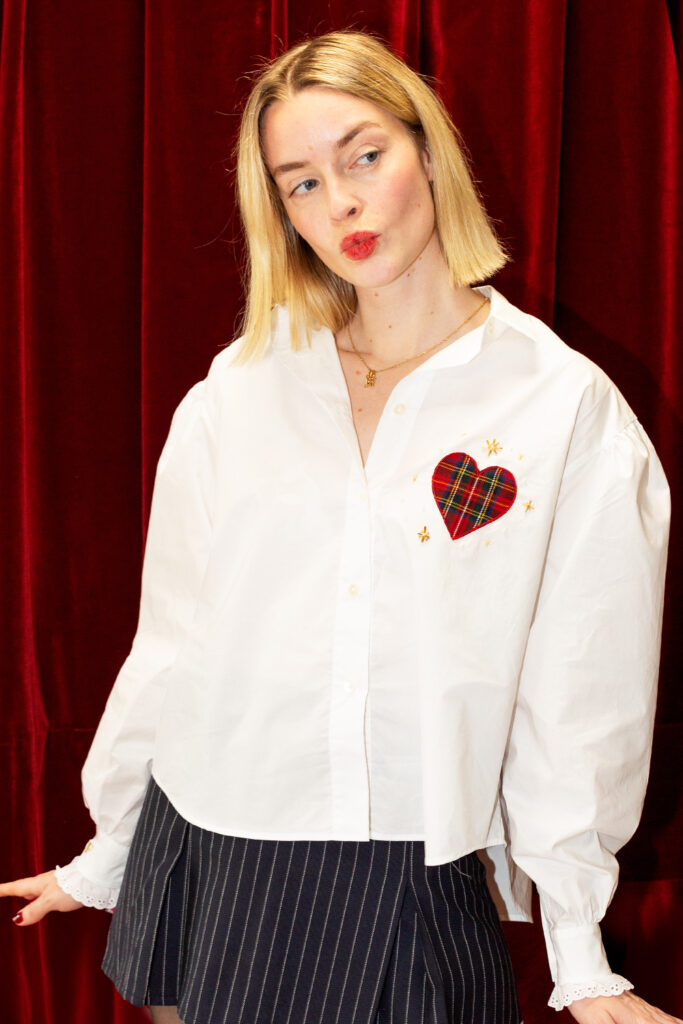 Chemise brodée Scarlett