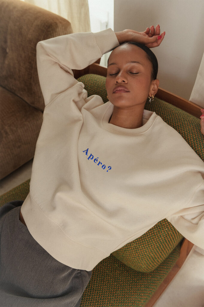 Sweat brodé Apéro ?